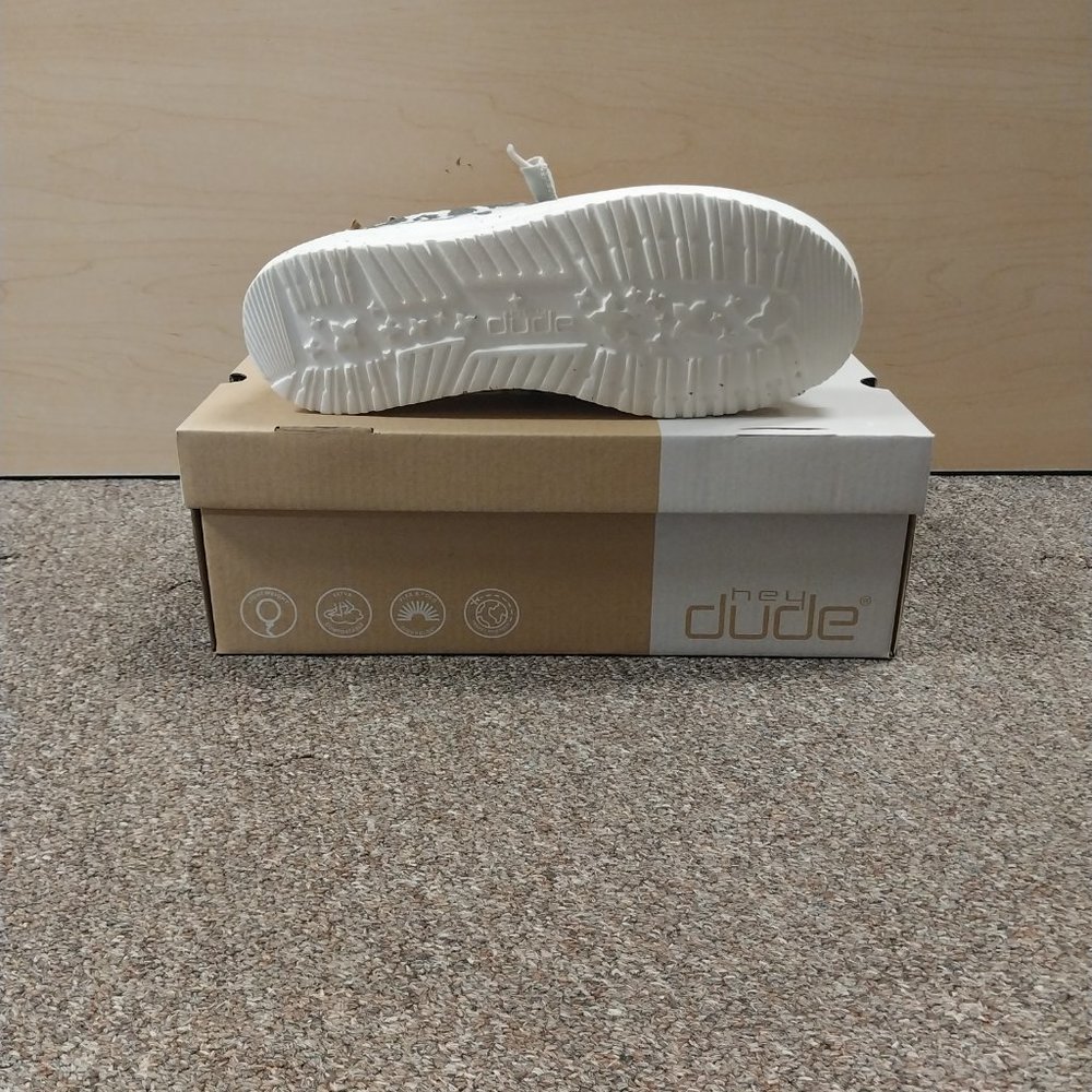 Hey Dude Wendy Woven Cheetah Grey Women's Shoe - Picture 3 of 3